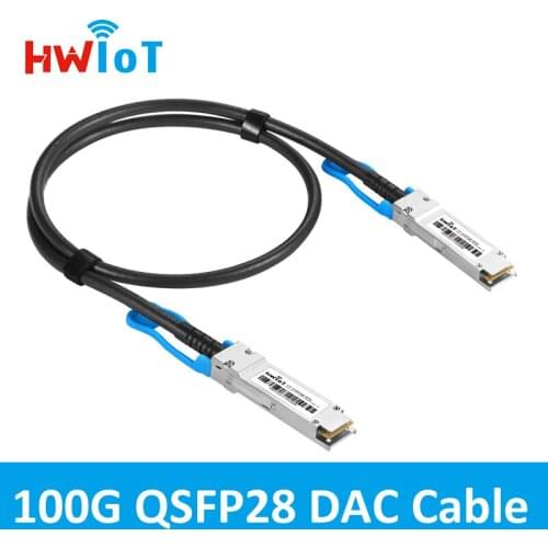 High Performance OEM 100G QSFP28 to QSFP28 Direct Attach DAC Copper Twinax Cable 0.2M to 7M compatible Arisata Mellanox