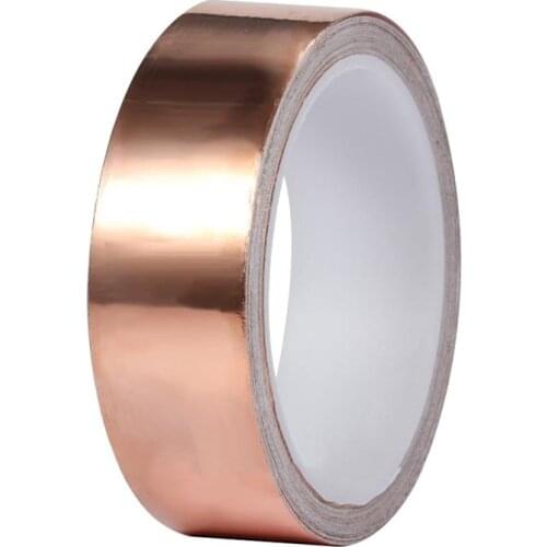 30mm x10M Copper Foil Tape Adhesive EMI Shielding Guitar Slug Snail Barrier Tool