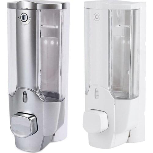 350ml Kitchen Bathroom Wall Mounted Liquid Soap Dispenser Bathroom Soap Dispenser Shampoo Containers