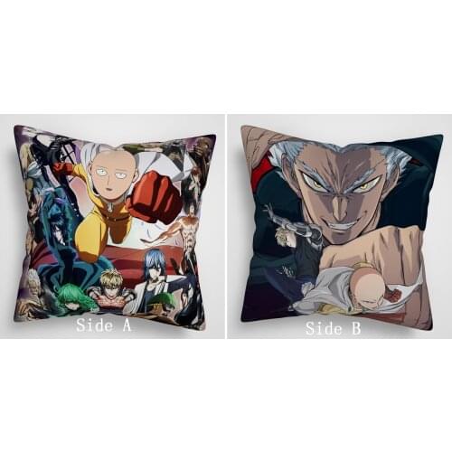 Anime Manga One Punch Man Season 2 Saitama Garou Two Side Pillowcases Pillow Cushion Case Cover BED/SOFA/CAR Decor Cosplay Gift