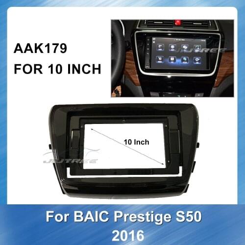 Car Audio RadioBig Screen Fascia Frame Adapter For BAIC Prestige S50 2016 Special Dash Trim Kit Frame Panel Bezel Trim kit
