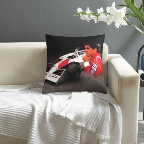 Ayrton Senna pillowcase printed cushion cover sofa waist pillow pillow cover