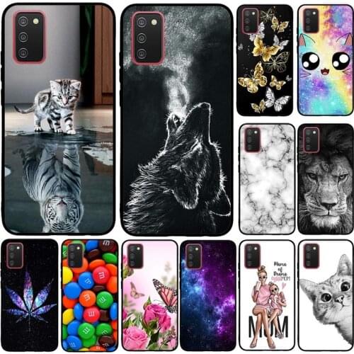 C For Samsung Galaxy A02s Case Phone Back Cover Silicon Soft TPU Cases For Samsung Galaxy A12 A32 A52 A72 5G Case Bumper Coque
