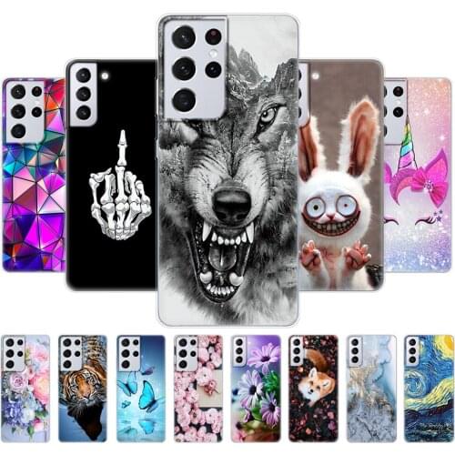 For Samsung Galaxy S21 | S21+ | S21 Ultra 5G Case For Samsung S21 plus Phone Cover GalaxyS21 S 21 Silicon TPU Bumper Back Fundas