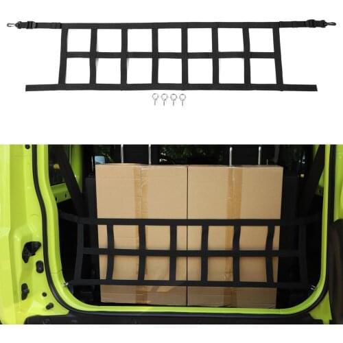 For Suzuki Jimny 2019 Up Car Rear Trunk Storage Net Holder New Interior Car Accessories