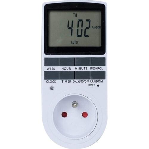 Electronic Digital Timer Switch EU FR US AU UK Kitchen Timer Outlet 7 Day 12 24 Hour Programmable Timing Socket