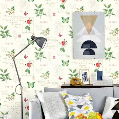 Beibehang European pastoral rose vine background 3d wallpaper home decor living room bedroom background wallpaper for wall 3 d