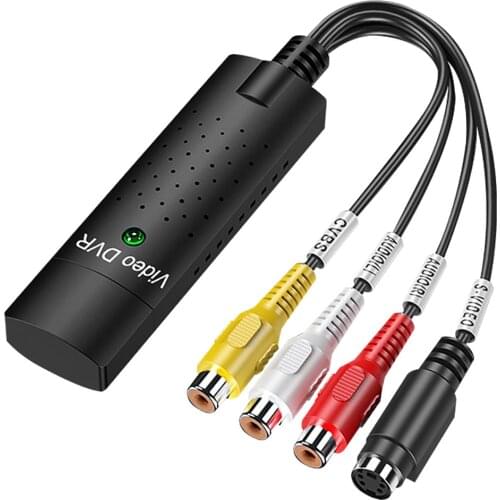 Capture Card Easycap Usb 2.0 Rca S-video Audio Video Last Pieces Easycap Capturadora Audio Video Usb 2.0 A Rca