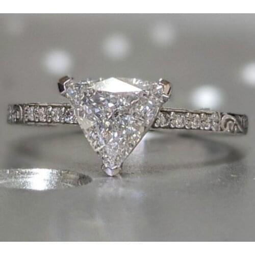 Fashoin Jewelry Women Wedding Band Engagement Rings Bridal Ring Set Size 6-10