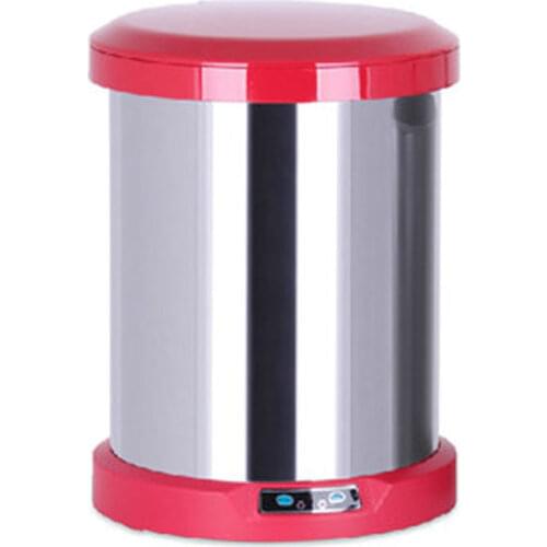 Sensor Dustbins Automatic Trash Bins Round Bathroom Top Open Electric Feet Induction Toilet Dustbin