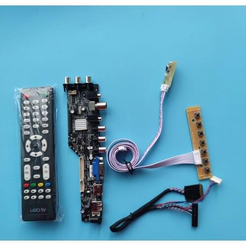 Kit For LP156WD1-TLB3/LP156WD1-TLA2 1600X900 DVB-T remote 40pin WLED Signal controller board TV LVDS USB AV VGA LED HDMI digital
