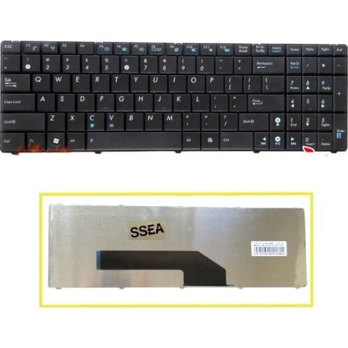 SSEA New US Keyboard black For Asus K50 K50A K50AB K50I K50ID K50IE K50IJ K50IL K50AD K50AE K50AF K50C K62 K62F K50IN K50IP