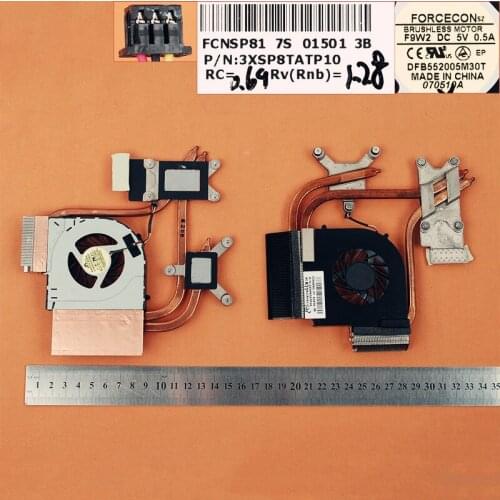 New Laptop Cooling Fan for HP Envy 17 Envy 17-1000 Envy 17-1100(Heatsink) PN:DFB552005M30T F9W2 3XSP8TATP10