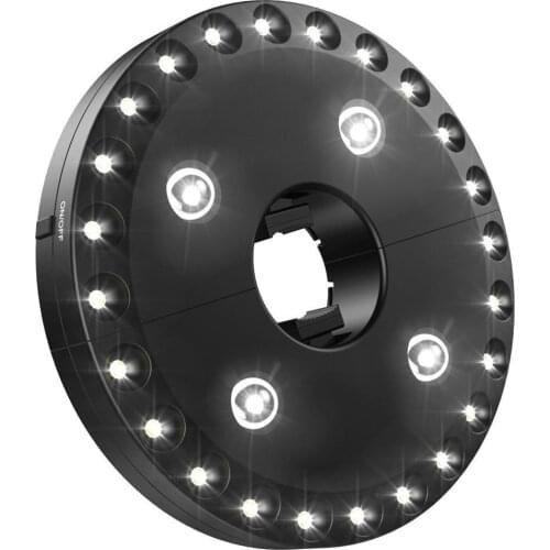 24+4LED Umbrella Light Detachable Portable Camping Tent Lamp with 3 Lighting Modes Battery-powered LED Flashlight #CW