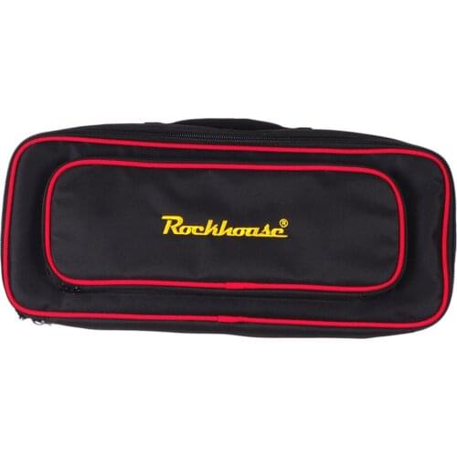 Handheld Guitar Effects Pedal Board Bag Utility Pedalboard Case 21x5x12"