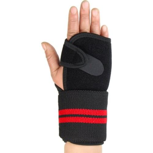 Detachable (Left/Right) Adjustable With Self-Adhesive Wrist Bandage Compression Wrist Rest Hand Protection Elastic Palm Support