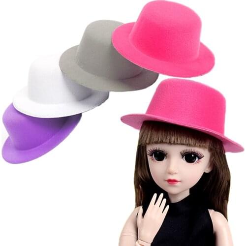 1/3 Fashion Doll Hat for 60cm BJD Dolls Fashion Round Cap Headwear Cute DIY Doll Clothes Accessories