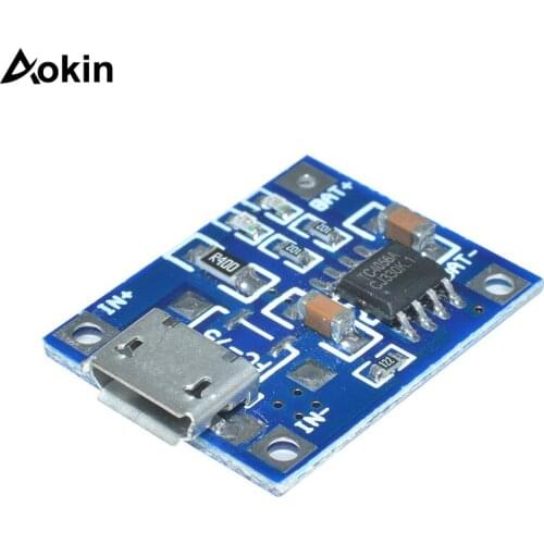 TP4056 1A Lipo Battery Charging Board Charger Module lithium battery DIY MICRO Port Micro USB TP4056 Lithium Battery Charger
