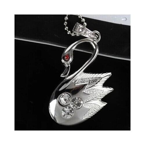 Genuine Capacity Jewelry Swan USB Flash Drive 8GB 16GB 32GB Pendrive 64GB Memory Stick Mini Usb Key Disk Pen Drive Gift Gifts