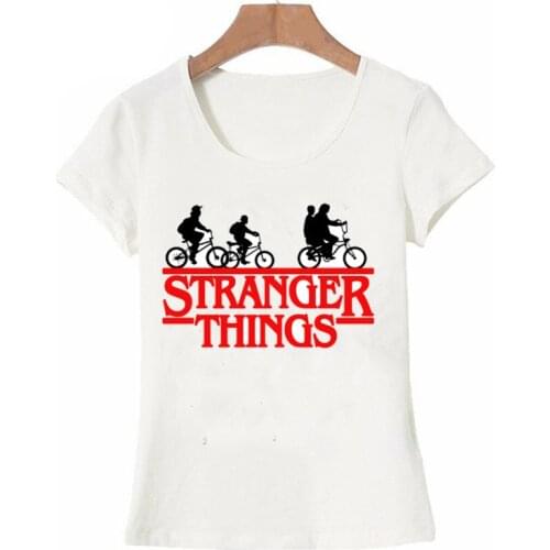 2021 Latest TV series Stranger Things T-Shirt Woman Second Season Popular Summer Cool casual girl Tops women T Shirt Female Tee