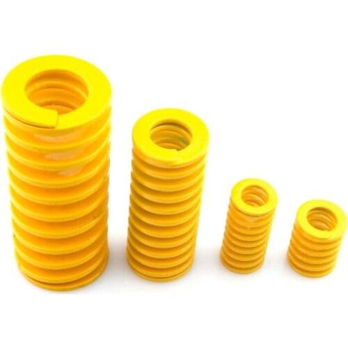 1PC Yellow mold spring rectangular spring TF compression springs anti-corrosive 25*12.5mm