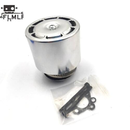 Air Filter Set with Metal Cover for 1/5 HPI Rovan KingMotor Mcd Gtb Racing Baja 5B 5T 5SC Ss Truck RC CAR PARTS