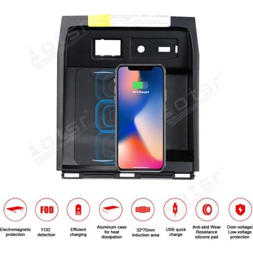 QI Car Wireless Charger For Trumpchi GS4 2015-2017 Intelligent Infrared Fast Chargingfor iPhone Samsung Huawei