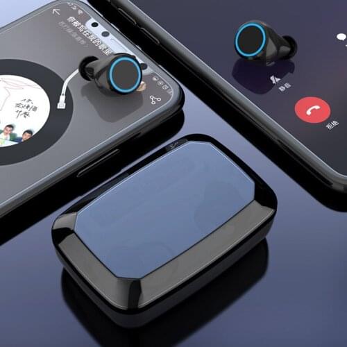 M11 TWS 5.0 wireless earphones for fone de ouvido bluetooth xiaomi redmi airdots iphone huawei samsung with mic 3300mah charing