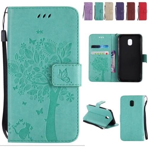 Leather Phone Case For Samsung Galaxy A6 A6 Plus J4 J6 EU H3 H8 US J8 2018 Flip Wallet Cover Stand Card Holder Funda