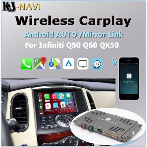 Decoder Box Wireless Apple Carplay For Infiniti 2015-2019 Q50 Q60 QX50 Android AUTO Mirror WIFI Car Play Airplay Video