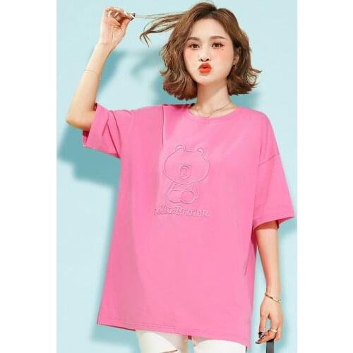 Cheap wholesale 2021 summer new woman tshirts fashion casual graphic t shirts lady beautiful nice women Tops female FA1DS020
