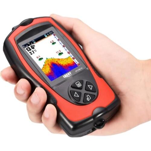 45m Depth HD LCD Wireless Sonar Sensor Transducer Fish Finder Fishing Detector