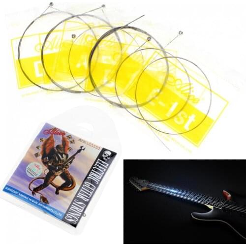 Guitar string 6pcs/set Electric Guitar Strings 010 - 046 Inch Plated Steel Coated Silver Nickel Alloy String