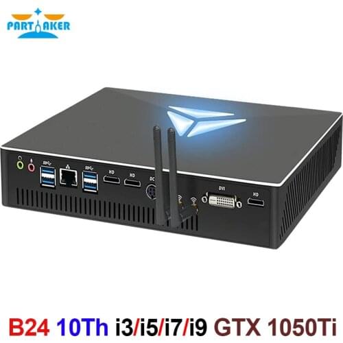 10th Gen Gaming Mini PC Intel Core I9-10900F i7-10700F i5-10400F Nvidia GTX 1050Ti 4G Desktop Computer 2*DDR4 M.2 Win10 AC WiFi