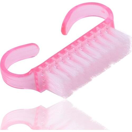 Kimcci 2pcs/lot Nail Art Cleaning Brush Tools Nail Art Care File Manicure Pedicure Soft Remove Dust Small Angle Clean Brushes