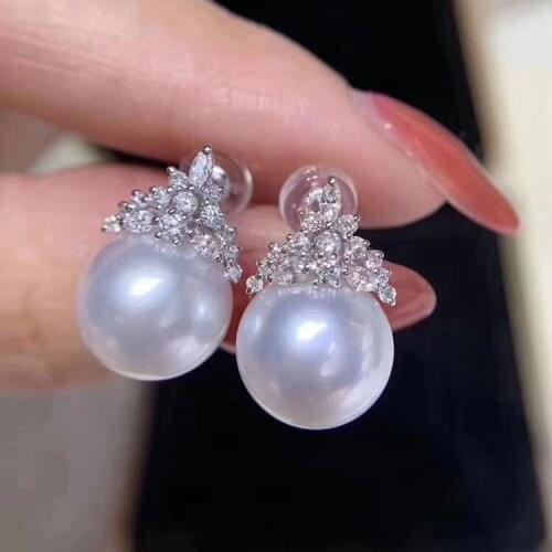Nice Quality Pearl Earrings Mountings, Beautiful Earrings Findings, Earrings Settings Jewelry Stud Earrings Accessories