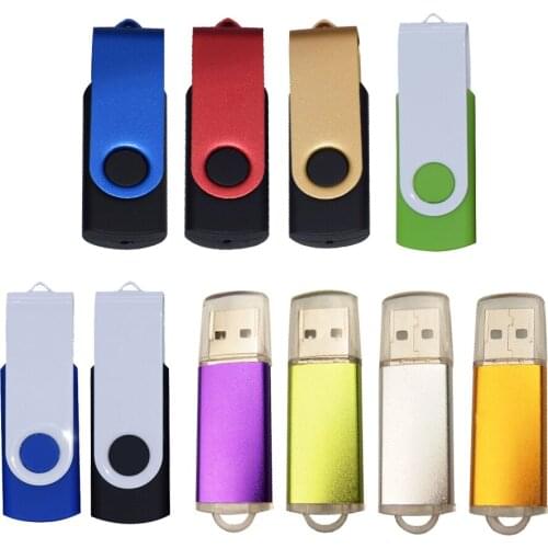 Metal custom logo usb 2.0 flash drives 128GB pen drive 64GB pendrive 16GB cle usb memory 8GB Key usb stick 32GB usb memoria