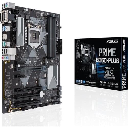 ASUS PRIME B360-PLUS New desktop motherboard B360 LGA 1151 DDR4 ATX Motherboard Master series PC mainboard