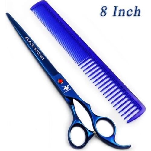 8 Inch Hairdressing Scissors Professional Hair Cutting Shears Barber Pet Grooming Scissors for Dogs with Comb