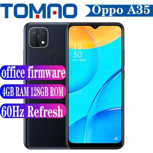 Original Official New OPPO A35 SmartPhone 60Hz Helio P35 Octa Core 4GB RAM 64GB 128GB ROM 4230mAh 6.52“ Android 10 Google Play