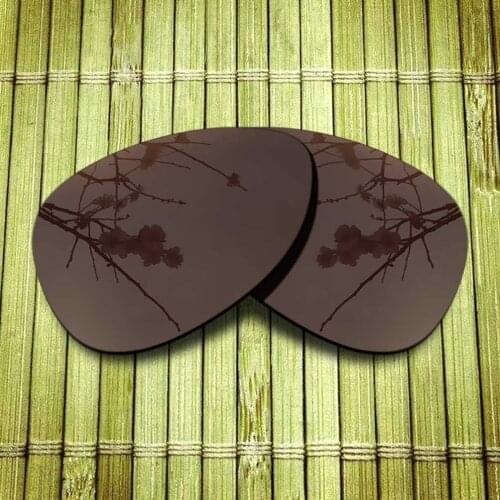 Polarized Replacement Lense For-Oakley Warden Sunglasses Frame True Color Mirrored Coating - Brown Options