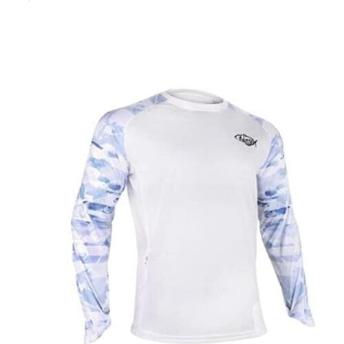 Long Sleeve Shirt Quick Dry Sweatshirts Fishing Mens T-Shirts Casual Trend uv fishing Bassdash UPF 50 Fishing Tee for Men Camo