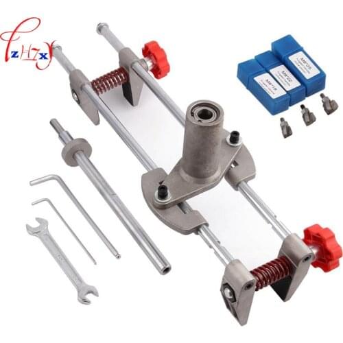 Wood door locksmith special wooden door opener hole machine rapid positioning of the board perforator