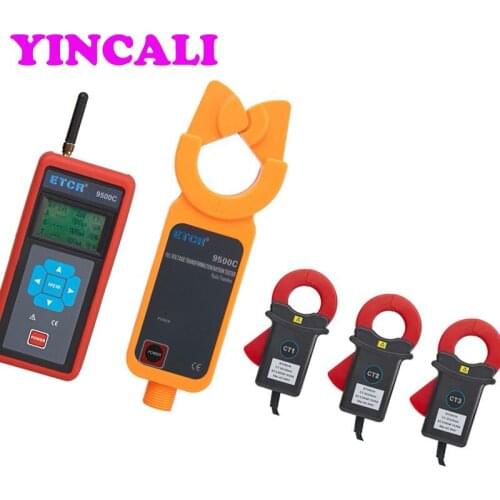 Three-channel Wireless High-voltage Ratio Tester ETCR9500C on-line Measurement and Detection One loop testing range 0.00mA~1000
