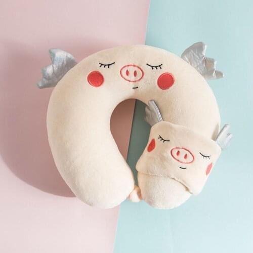 U-shaped Pillow Neck Pillow Neck Pillow Cervical Spine Pillow Cartoon Pillow Airplane Travel Pillow Nap Pillow Cute Pillow F8121