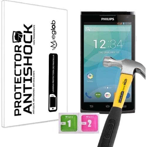 Protector de Pantalla Anti-Shock Anti-Golpe Anti-arañazos Compatible con Philips S388