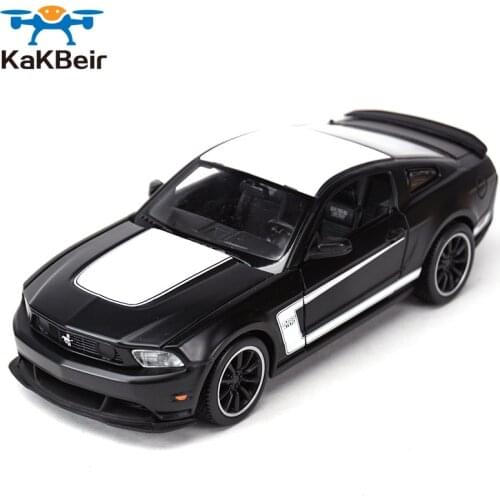 1:24 Ford Mustang Boss 302 Sports Car Static Die Cast Vehicles Collectible Model Car Toys
