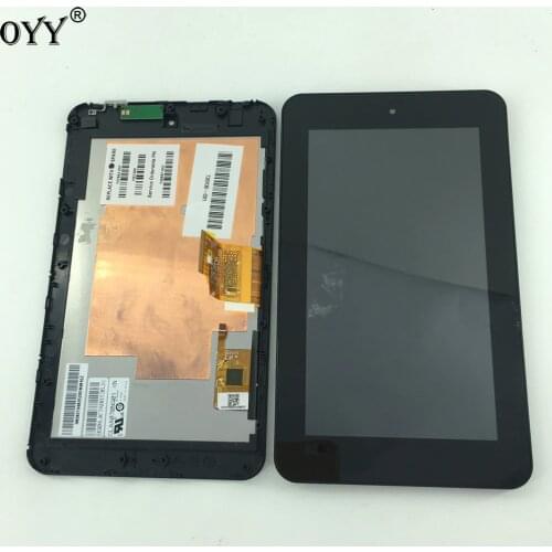 1024 * 600 CLAA070NQ01 XN LCD Display Touch Screen Digitizer with frame Replacement For HP Slate 7 2800 2801 4601 Wifi version