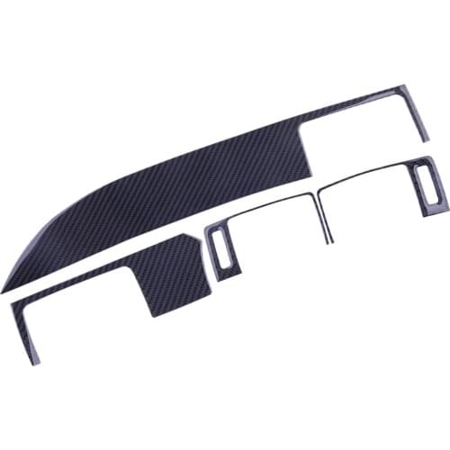 4Pcs Car Front Left Right Dashboard Air Outlet Vent Frame Trim LHD Carbon Fiber Fit for Honda Accord 2014 2015 2016 2017