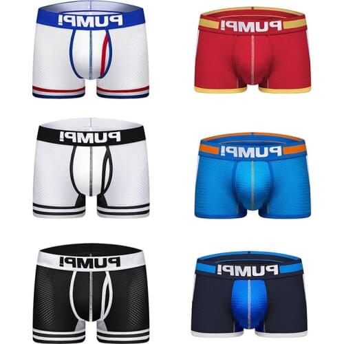 6Pcs High Quality Underwear Men Boxer Homme Seamless Mans Underwear Boxershorts Men Boxers Sexy Boxer Shorts Bikini